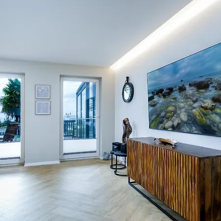 Apartamento Ostsee Lounge - Meerblick, Sauna, Terrasse